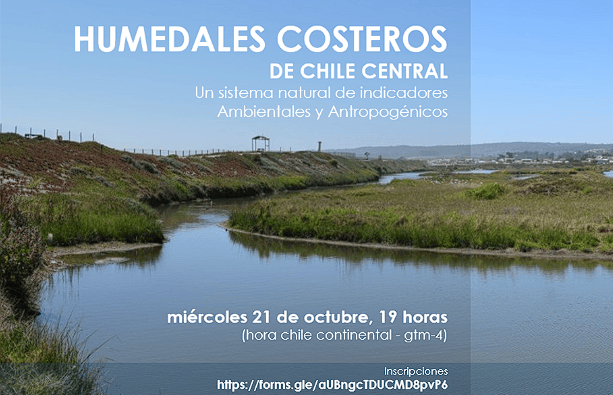 Humedal costero, tema y fecha de charla